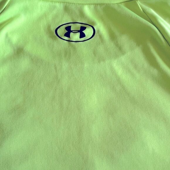 Under Armour T-Shirts Kids Big Boys “2” L Yellow T-Shirts PreOwned Condition - Picture 7 of 11